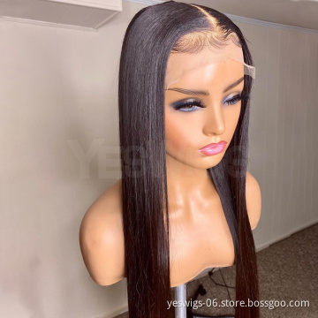 Yeswigs Full Hd Lace Front Human Hair Wig Raw Brazilian Virgin Human Hair Wholesale Transparent Lace Frontal Wig For Black Women